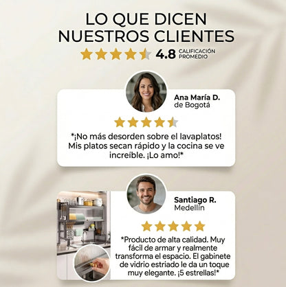 Escurridor 65 cm combo set cocina - Convierte el espacio de tu cocina en orden