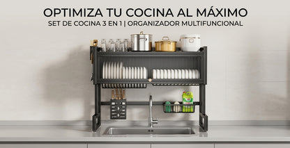 Escurridor 65 cm combo set cocina - Convierte el espacio de tu cocina en orden
